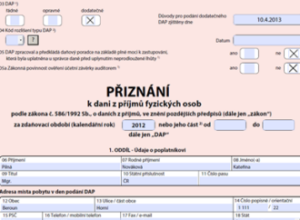 Dodatečné daňové přiznání