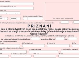 Nové a kratší přiznání k dani z příjmů fyzických osob