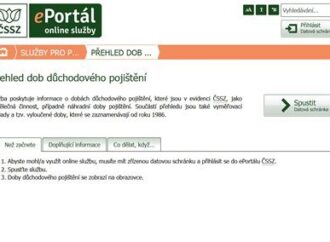 „Důchodové konto“ můžete sledovat na internetu