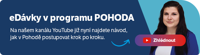 Videonávod: Jak na eDávky v programu POHODA.