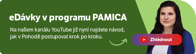 Videonávod: eDávky v&nbsp;programu PAMICA krok po kroku.